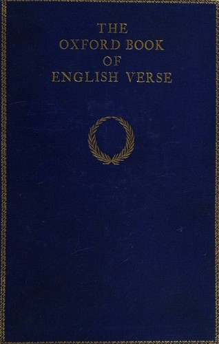 The Oxford Book of English Verse